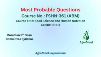 FSHN-361 (ABM) Most Probable Questions