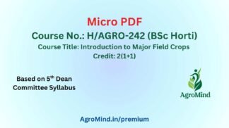 H/AGRO-242 (BSc Horti) Micro PDF