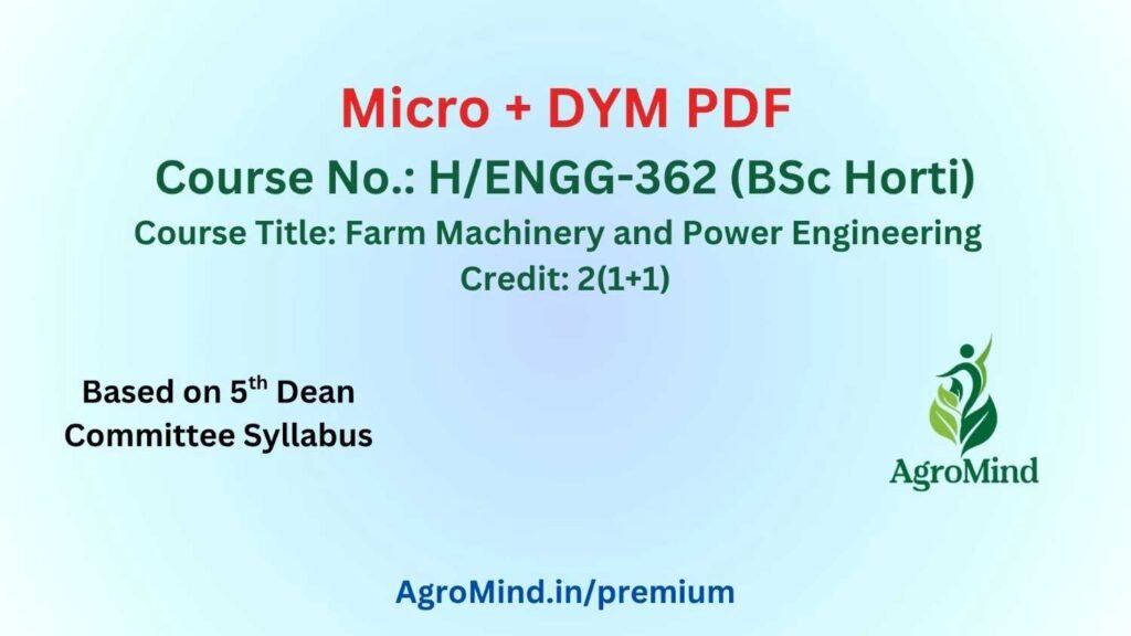 H/ENGG-362 (BSc Horti) Micro PDF