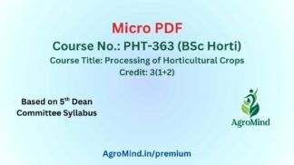 H/PHT-363 (BSc Horti) Micro PDF Download