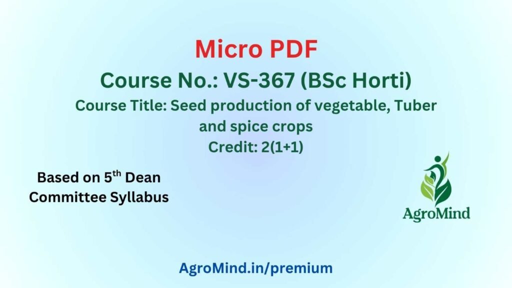 VS-367 (BSc Horti) Micro PDF Download