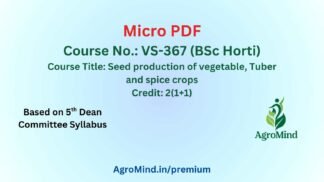 VS-367 (BSc Horti) Micro PDF Download