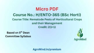 H/ENTO-365 (BSc Horti) Micro PDF